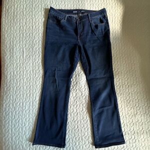 old navy midrise kicker boot cut jeans
